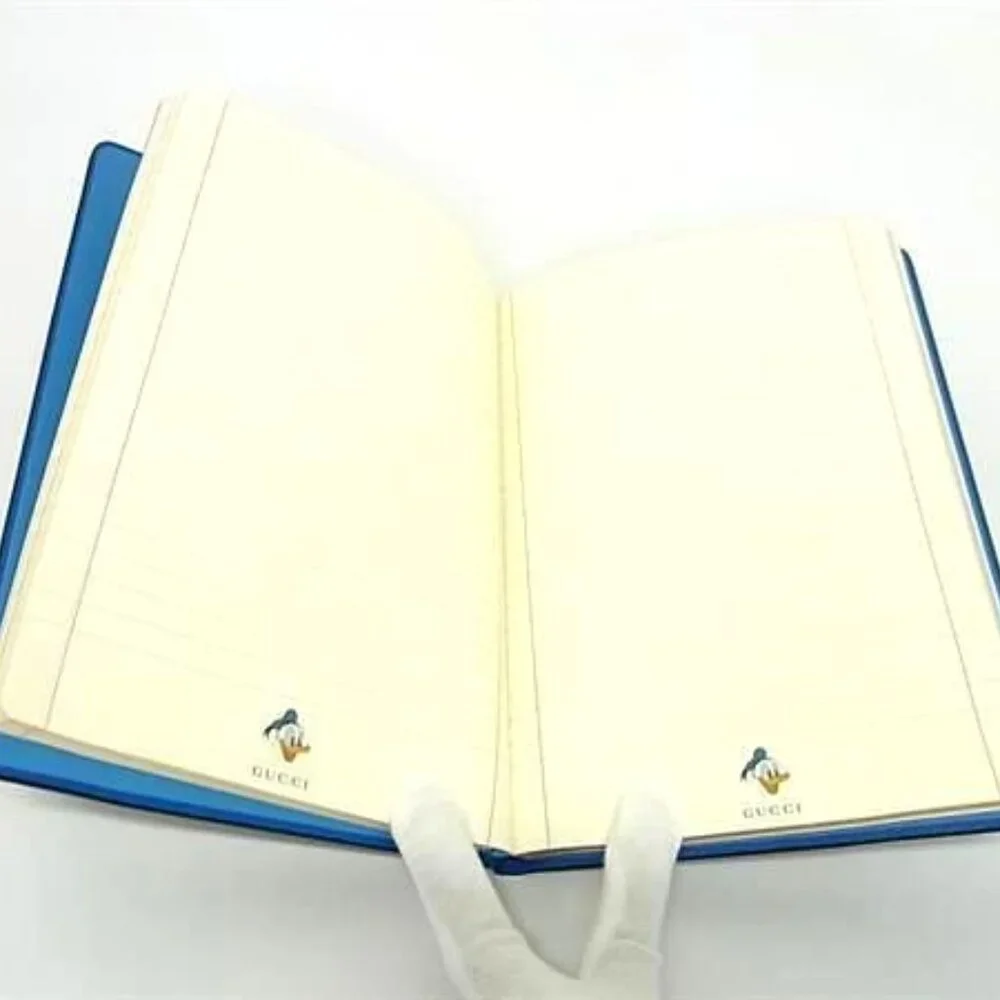 Gucci Disney Collaboration Donald Duck GG Pattern Supreme Notebook